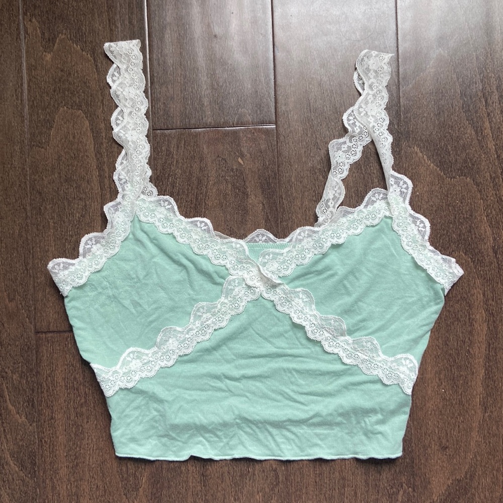 Lace tank top